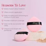 Buy Milagro Beauty Powder Puff Soft Cotton, Makeup Applicator for Loose Powder & Foundation, Washable & Reusable, Perfect for Smooth Flawless Blending Under Eyes, 1 pc - Purplle