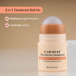 Buy Carmesi Glow Revive Underarm Roll On Deodorant for Women | Revives Glow & Controls Odour | Rice Water, Vitamin E, & AHAs| 90% Natural | No Alcohol & Aluminium - 50 ml - Purplle
