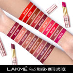 Buy Lakme 9TO5 Primer + Matte Lip Color MP3 Pink Party (3.6 gm) - Purplle