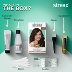 Buy Streax Hair Colour - Walnut Brown (80 gm + 60 ml) - Purplle