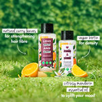 Buy Love Beauty Planet Curry Leaves, Biotin & Mandarin Sulfate Free Shampoo for long & strong hair, 200 ml - Purplle