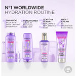 Buy L'Oreal Paris Hyaluron Moisture 96H Moisture Injecting Hair Serum with Hyaluronic Acid to get bouncy & frizz-free hair | 80 ml - Purplle