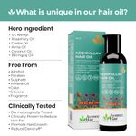 Buy AVIMEE HERBAL Keshpallav Hair Oil For Men & Women | Promotes Hair Growth & Reduces Hair Fall | With Rosemary, Castor, Amla, Coconut and Bhringraj Oil | Mineral Oil Free | 100 ml - Purplle
