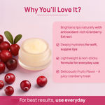 Buy Good Vibes Cranberry Brightening Lip Balm | New & Improved| Ideal for Chapped & Pigmented lips | Brightens lips (5.5 gm) - Purplle