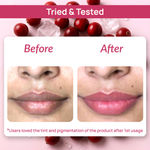 Buy Good Vibes Cranberry Brightening Lip Balm | New & Improved| Ideal for Chapped & Pigmented lips | Brightens lips (5.5 gm) - Purplle
