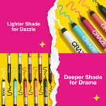 Buy Swiss Beauty CRAZE It's Extraa Duo Kajal | 2 Colours in One | Lighter + Deeper Shade | Precise Tip | Highly Pigmented | Smudge-Resistant | Vitamin E | 5 - Dynasty - Purplle