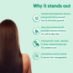 Buy Aravi Organic Rosemary Hair Growth Conditioner - Enriched With Rosemary, Green Tea & Caffeine - For All Hair Types - For Men & Women - Sulfate & Paraben Free 200 ml - Purplle
