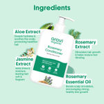 Buy Aravi Organic Rosemary Hair Growth Conditioner - Enriched With Rosemary, Green Tea & Caffeine - For All Hair Types - For Men & Women - Sulfate & Paraben Free 200 ml - Purplle