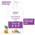 Buy Aravi Organic Multi Peptide Hairfall Conditioner - Acetyl Tripeptide 3, Palmitoyl, Oligopeptide & Rosemary - 200 ml - Purplle
