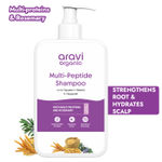 Buy Aravi Organic Multi Peptide Hairfall Shampoo - Acetyl Tripeptide 3, Palmitoyl, Oligopeptide & Rosemary - 200 ml - Purplle