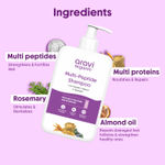 Buy Aravi Organic Multi Peptide Hairfall Shampoo - Acetyl Tripeptide 3, Palmitoyl, Oligopeptide & Rosemary - 200 ml - Purplle