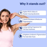 Buy Aravi Organic Under Arm Roll On With 5% AHA, 2% Kojic Acid & 1% Mandelic Acid - Prevents Body Odour and Brightens - Long Lasting Underarm roll on with Fresh Smoothing Fragrance - All Skin Type - 50 ml - Purplle