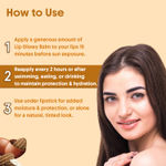 Buy Aravi Organic Lip Glowy Balm With SPF 50 PA+++ & Kojic Acid - Ceramide & Peptide For Lip Brightening - SLS & Paraben Free - 5 gm - Purplle