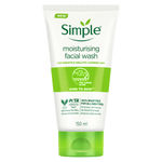 Buy Simple Kind To Skin Moisturising Face Wash (150 ml) | For All Skin Types | No Soap, No Added Perfume, No Harsh Chemicals, No Artificial Color, No Alcohol and No Parabens - Purplle
