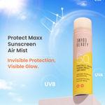 Buy Swiss Beauty Protect Maxx Sunscreen Air Mist | SPF 50 PA+++ | With Niacinamide | UVA+UVB Protection | Even Over Makeup | For Face & Body, 80 ml - Purplle