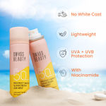 Buy Swiss Beauty Protect Maxx Sunscreen Air Mist | SPF 50 PA+++ | With Niacinamide | UVA+UVB Protection | Even Over Makeup | For Face & Body, 80 ml - Purplle