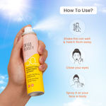 Buy Swiss Beauty Protect Maxx Sunscreen Air Mist | SPF 50 PA+++ | With Niacinamide | UVA+UVB Protection | Even Over Makeup | For Face & Body, 80 ml - Purplle