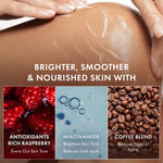 Buy mCaffeine Brightening Raspberry Sunscreen Body Lotion SPF50 PA+++ UV Protection with Niacinamide | Lightweight Cooling Body Lotion, Fruity Aroma-200 ml - Purplle