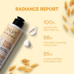 Buy Taupe Rinse & Renew 100% Natural Oat Milk Face Wash with Probiotics & Vitamin E | Vegan, Non-Foaming, Gentle & Non-Drying | For All Skin Types | Paraben & Sulphate-Free | Dermatologically Tested | Eco-Friendly | 200 ml - Purplle