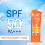 Buy Lotus Herbals Safe Sun Vitamin C Matte Gel Daily Sunscreen | SPF 50 | PA+++ | Paraben Free | Dermatologically Tested | Anti Pollution | Normal / Oily Skin | 100 gm - Purplle