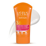 Buy Lotus Herbals Safe Sun Sunscreen Cream - Indian Summer Formula | SPF 30 | PA++ | Non-Greasy | Sweat & Water Resistant | 50 gm - Purplle