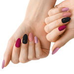 Buy FACES CANADA Ultime Pro Splash Nail Enamel - Set of 4 - Black Beauty 15, Plum 207, Marooned 401, Marmalade 108 (8ml x 4) - Purplle