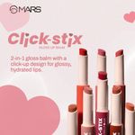 Buy MARS Click Stix Gloss Lip Balm (2.0 gm) (06-ROSE DUSK) | High Pigmented | Ultra-Glossy Finish | Non-Sticky | Hydration | Enriched with Cocoa Butter - Purplle