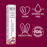 Buy Nina Dorrada Earthy Touch Matte Liquid Lipstick: Long Lasting, Waterproof and Vegan | 4.5 ml - Purplle