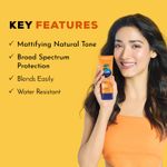 Buy Joy Natural Tone Tinted Sunscreen SPF 50 PA+++ with Niacinamide For Normal & Oily Skin | Mattifying, Water Resistant & Easy Blending Face Sunscreen for Sun Protection, 50 ml - Purplle