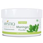 Buy Mystiq Living Moringa Leaf Powder – 100% Pure & Nutrient-Rich Superfood (100 gm) - Purplle