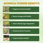 Buy Mystiq Living Moringa Leaf Powder – 100% Pure & Nutrient-Rich Superfood (100 gm) - Purplle