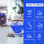 Buy Light Up Beauty Butterfly Pea Flower Tea | Farm Fresh, 100% Natural Herbal Tea | Caffeine-Free | Rich in Antioxidants, Boosts Collagen, Hydrates Skin, No Preservatives (Tea Bag - Pack of 30) - Purplle