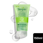 Buy Simple Kind To Skin Refreshing Face Wash (150 ml) | For All Skin Types | No Soap, No Added Perfume, No Harsh Chemicals, No Artificial Color, No Alcohol and No Parabens - Purplle