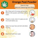 Buy Herbsland 100% Natural Orange Peel Powder - Brightens Skin & Controls Oil Naturally | 100 gm - Purplle