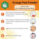 Buy Herbsland 100% Natural Orange Peel Powder - Brightens Skin & Controls Oil Naturally | 100 gm - Purplle