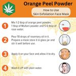 Buy Herbsland 100% Natural Orange Peel Powder - Brightens Skin & Controls Oil Naturally | 100 gm - Purplle