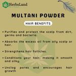 Buy Herbsland Pure Multani Mitti Powder - Deep Cleansing & Oil Control For Radiant Skin | 200 gm - Purplle