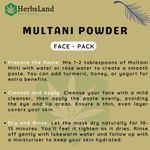 Buy Herbsland Pure Multani Mitti Powder - Deep Cleansing & Oil Control For Radiant Skin | 200 gm - Purplle