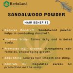 Buy Herbsland Pure Sandalwood Powder - 100% Natural For Glowing Skin & Aromatic Care | 100 gm - Purplle