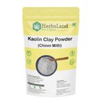 Buy Herbsland Kaolin Clay Powder - Soothing & Exfoliating For Clear Skin | Oil Control & Acne Treatment | 100 gm - Purplle