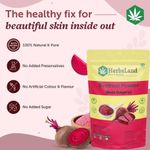 Buy Herbsland Pure Beetroot Powder - Skin Brightening, Detox & Natural Energy Boost | Organic Beetroot Powder |100 gm - Purplle