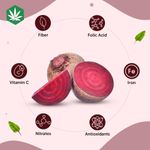 Buy Herbsland Pure Beetroot Powder - Skin Brightening, Detox & Natural Energy Boost | Organic Beetroot Powder |100 gm - Purplle