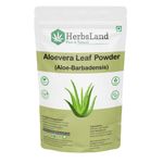 Buy Herbsland Pure Aloe Vera Powder - Skin Soothing, Hydrating & Anti-Aging | Organic Aloe Vera Face Pack |100 gm - Purplle