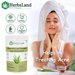 Buy Herbsland Pure Aloe Vera Powder - Skin Soothing, Hydrating & Anti-Aging | Organic Aloe Vera Face Pack |100 gm - Purplle