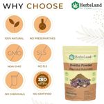 Buy Herbsland Pure Reetha Powder - Natural Remedy For Dandruff, Scalp Care & Shiny Hair | Herbal Hair Cleanser | 100 gm - Purplle