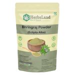Buy Herbsland Pure Bhringraj Powder - Natural Remedy For Hair Fall, Premature Greying & Healthy Scalp | Organic Hair Care | 100 gm - Purplle
