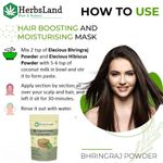 Buy Herbsland Pure Bhringraj Powder - Natural Remedy For Hair Fall, Premature Greying & Healthy Scalp | Organic Hair Care | 100 gm - Purplle