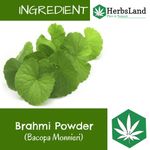 Buy Herbsland Brahmi Leaf Powder - 100% Natural For Hair Growth, Scalp Nourishment & Stress Relief | Organic Herbal Powder | 100 gm - Purplle