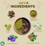 Buy Herbsland Black Henna (Mehendi) Powder - Organic Hair Color For Deep Black Tone, Nourishment & Conditioning |100 gm - Purplle