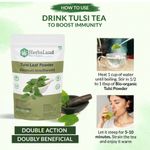 Buy Herbsland Tulsi Leaf Powder - 100% Natural For Skin Purification, Acne Control & Hair Care | Organic Herbal Powder |100 gm - Purplle